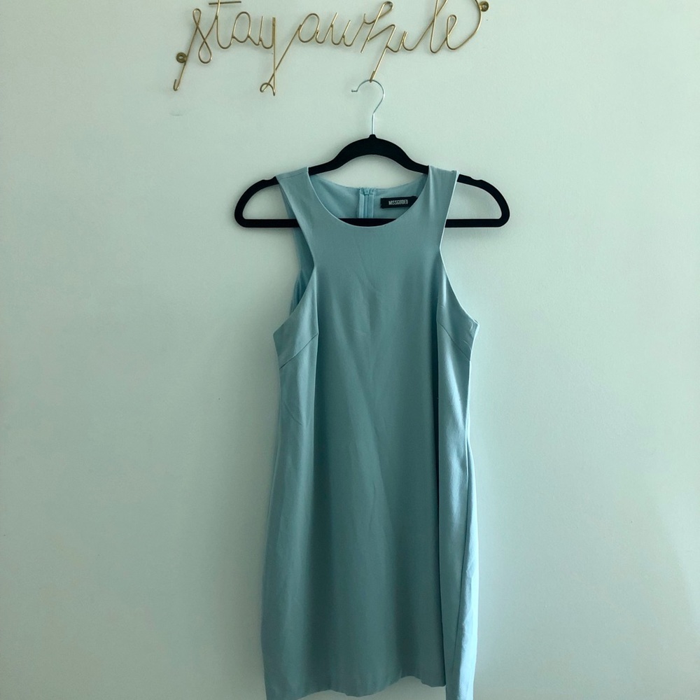 MISSGUIDED Pale Blue Dress